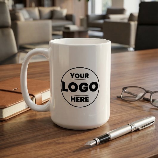 Individuelle Unternehmensmarkierung mit Firmenlogo Kaffeetasse