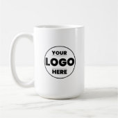 Individuelle Unternehmensmarkierung mit Firmenlogo Kaffeetasse (Links)