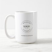 Individuelle Unternehmenswerbe-Logowebsite Kaffeetasse (Links)