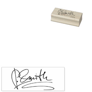 Individuelle Unterschrift Gummistempel