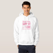 Individuelle Unterstützung für Brustkrebs Pullover (Vorne ganz)