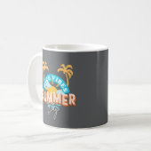 Individuelle Urlaubsgeschenktasse – Lebendige Somm Kaffeetasse (Vorderseite Links)