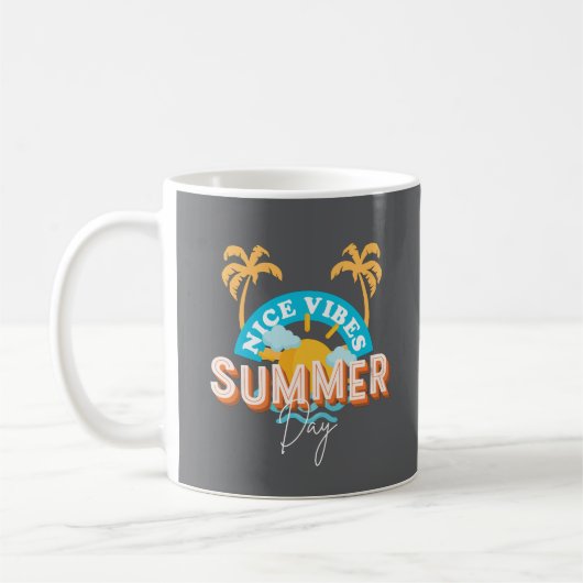 Individuelle Urlaubsgeschenktasse – Lebendige Somm Kaffeetasse (Links)