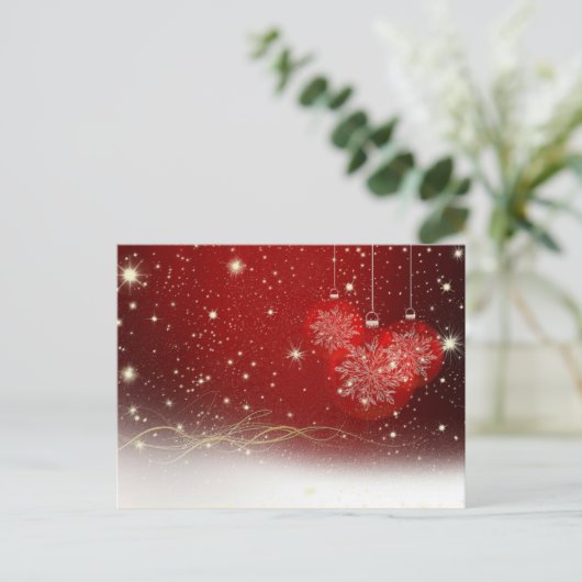 Individuelle Urlaubsvorlage Feiertagspostkarte (Stehend Vorderseite)