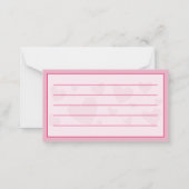 Individuelle Valentinstag Coupons romantisch Mitteilungskarte (Rückseite)