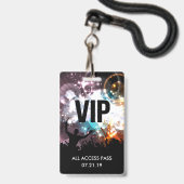 Individuelle VIP All Access Concept Abzeichen Einl Ausweis (Vorderseite mit Schlüsselband)
