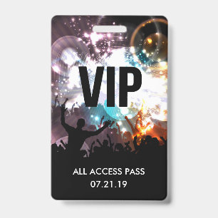 Individuelle VIP All Access Concept Abzeichen Einl Ausweis