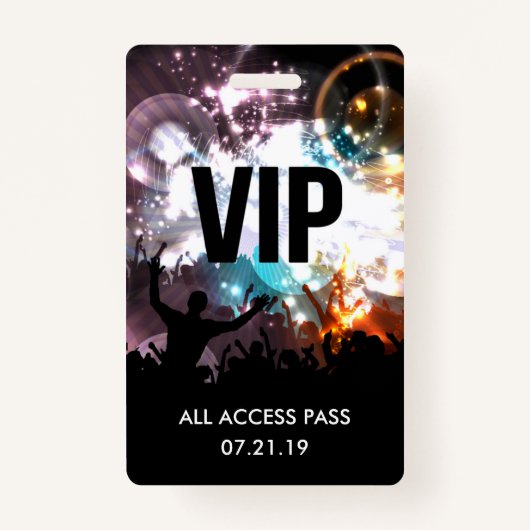 Individuelle VIP All Access Concept Abzeichen Einl Ausweis (Vorderseite)