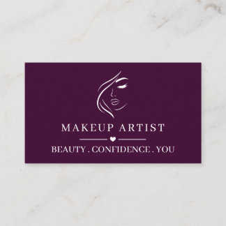 Individuelle Visitenkarte für Make-up-Artisten