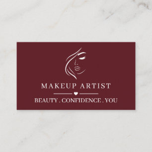 Individuelle Visitenkarte für Make-up-Artisten