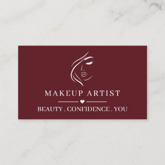 Individuelle Visitenkarte für Make-up-Artisten