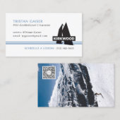 Individuelle Visitenkarte für Skilehrer (Vorne/Hinten)