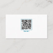 Individuelle Visitenkarte für Tierärzte mit QR-Cod (Rückseite)