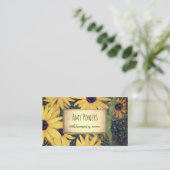 Individuelle Visitenkarte im Naturdesign auf zwei  (Stehend Vorderseite)