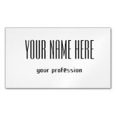 Individuelle Visitenkarte Magnetische Visitenkarte (Vorderseite)