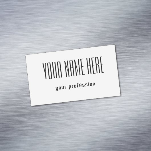 Individuelle Visitenkarte Magnetische Visitenkarte (Beispiel)