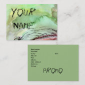 Individuelle Visitenkarte nach Ginette (Vorne/Hinten)