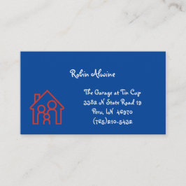 Individuelle Visitenkarten in patinotischen Farben Visitenkarte