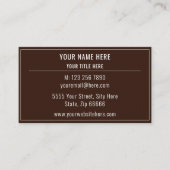 Individuelle Visitenkartenvorlage für Ihr eigenes Visitenkarte (Vorderseite)