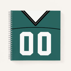 Individuelle Vorlage für Fußball-Jersey-Notebooks Notizbuch
