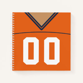 Individuelle Vorlage für Fußball-Jersey-Notebooks Notizbuch