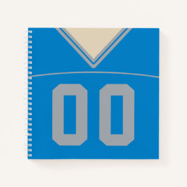 Individuelle Vorlage für Fußball-Jersey-Notebooks Notizbuch