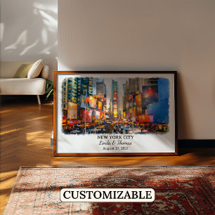 Individuelle Wandkunst New York City, New York Pos Poster