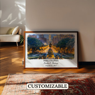 Individuelle Wandkunst Philadelphia, Pennsylvania  Poster