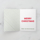 Individuelle Weihnachtsfeier mit vier Fotos 🎄 Wei Einladung (Innenseite)