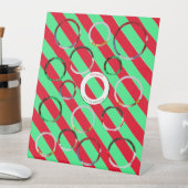 Individuelle Weihnachtsfeier mit vier Fotos 🎄 Wei Sockelschild (In Situ)