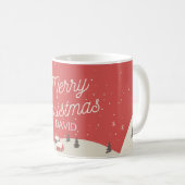 Individuelle Weihnachtsfeier-Tasse Kaffeetasse (VorderseiteRechts)