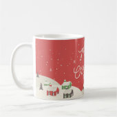 Individuelle Weihnachtsfeier-Tasse Kaffeetasse (Links)
