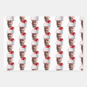 Individuelle Weihnachtsfeiern mit lustigen Gesicht Geschenkpapier Set (Vorderseite 2)