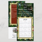 Individuelle Weihnachtskalender-Karte, Weihnachten (Vorne/Hinten)