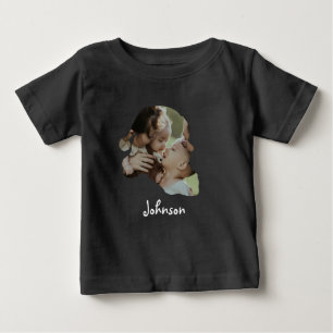 Individuelle Weihnachtsmannmütze Foto Weihnachtsfa Baby T-shirt