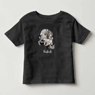 Individuelle Weihnachtsmannmütze Foto Weihnachtsfa Kleinkind T-shirt