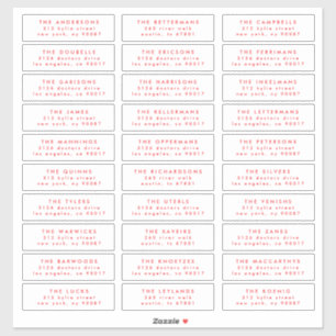 individuelle Weihnachtsmarkierung für rote Gäste b Aufkleber