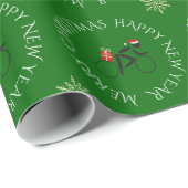 Individuelle Weihnachtstour mit Geschenkgrün Geschenkpapier (Rolleneckpunkt)