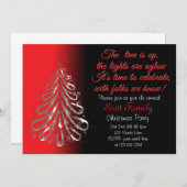 Individuelle Weihnachtszeit-Party Einladung (Vorne/Hinten)