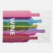 Individuelle Weinflaschen Moderner Stil Geschirrtuch (Horizontal)