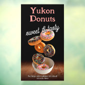 Individuelle Werbeaktion für Donut-Geschäft Fensteraufkleber (Blatt 3)