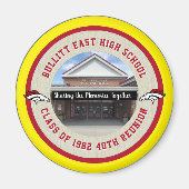 Individuelle Wiedersehen-Ideen für Schulklassen Magnet (Vorne)