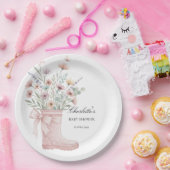individuelle Wildblumen-Blumen-Papierteller-Vorlag Pappteller (Party)