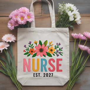 Individuelle Wildblumen-Nurse-Tasche als Abschluss Tragetasche