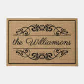 Individuelle Willkommens-Antiquitätenrollen Imitat Fußmatte (Vorderseite)