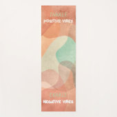 Individuelle Yoga-Matte-Positivvibes Yogamatte (Vorderseite)