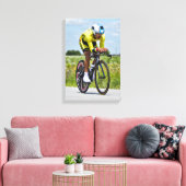 Individuelle Zeitprüfung für Männer Nr. 3 Leinwanddruck (Insitu (Wohnzimmer))