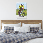 Individuelle Zeitprüfung für Männer Nr. 3 Leinwanddruck (Insitu (Schlafzimmer))