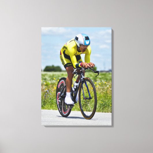 Individuelle Zeitprüfung für Männer Nr. 3 Leinwanddruck (Vorderseite)