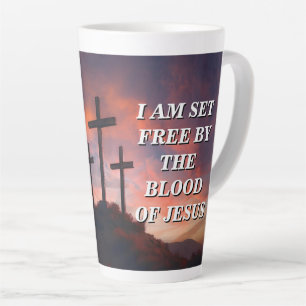 Individuelle Zitat-Glaubens-Latte-Tasse - Blut Jes Milchtasse